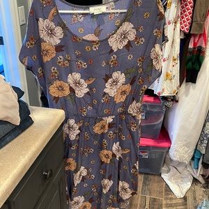 Floral Tshirt Dress